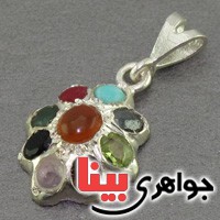 گردنبند چند جواهر عقیق یمنی با حرز امام جواد _کد:16678