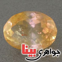 نگین انگشتر سیترین صاف نگین انگشتر سیترین صاف