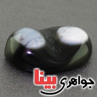 نگین انگشتر عقیق باباقوری دو پوسته دو کوهان خاص _کد:16718