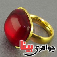 انگشتر یاقوت سرخ آلمانی زنانه درشت _کد:16747