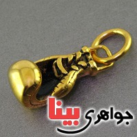 گردنبند بوکسور آب طلا _کد:16760
