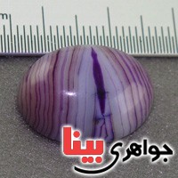 نگین انگشتر عقیق سلیمانی طرح قرینه _کد:16764