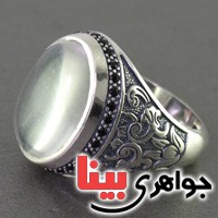 انگشتر در نجف اسلیمی مردانه درشت عالی _کد:16765
