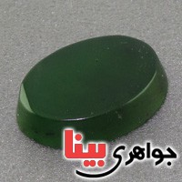 نگین انگشتر یشم طرح تراش قدیم درشت _کد:16787