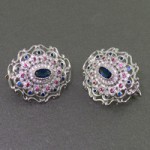 سرویس یاقوت کبود رودیوم زنانه مجلسی