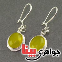 گوشواره عقیق شرف الشمس زنانه خوشرنگ _کد:16845