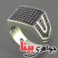 انگشتر عقیق سیاه (اونیکس) میکرو مردانه _کد:16884