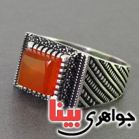 انگشتر عقیق یمنی میکرو مردانه _کد:16885