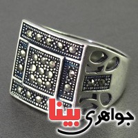 انگشتر حدید مارکازیتی اسپرت مردانه _کد:16896