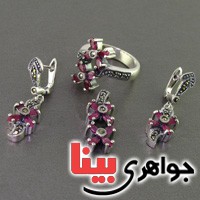سرویس یاقوت سرخ مارکازیتی هانگ بسیار عالی سرویس یاقوت سرخ مارکازیتی هانگ بسیار عالی