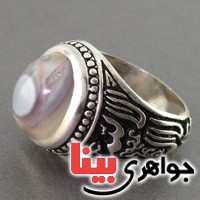 انگشتر عقیق باباقوری درشت مردانه بسیار عالی