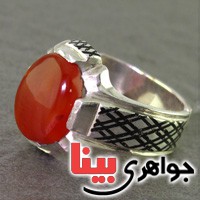 انگشتر عقیق یمنی بسیار عالی مدل جوان _کد:16923