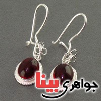 گوشواره یاقوت سرخ آلمانی خوشرنگ زنانه _کد:16931