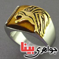 انگشتر چشم ببر تایگر مردانه _کد:16933