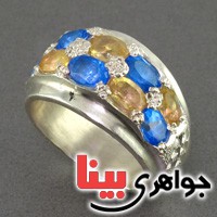انگشتر چند جواهر درشت بسیار عالی _کد:2527