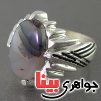 انگشتر عقیق شجری خوشرنگ مردانه عالی _کد:16938