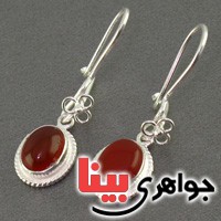گوشواره عقیق یمنی زنانه خوشرنگ _کد:16948