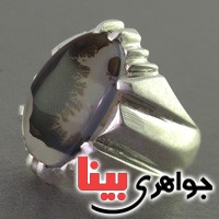 انگشتر عقیق شجری مردانه عالی _کد:16954