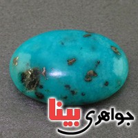 نگین انگشتر فیروزه خوشرنگ و خوش نقش _کد:16971