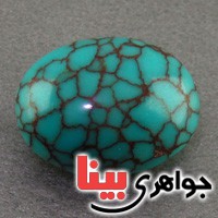 نگین انگشتر فیروزه شجری درشت بسیار عالی _کد:2542