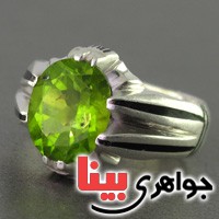 انگشتر زبرجد شفاف مردانه بسیار عالی _کد:16979
