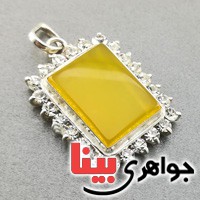 گردنبند عقیق شرف الشمس دورجواهری بسیار زیبا _کد:17022