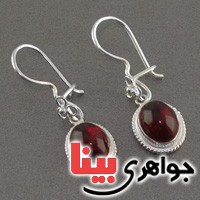 گوشواره یاقوت سرخ آلمانی خوشرنگ زنانه  _کد:17050