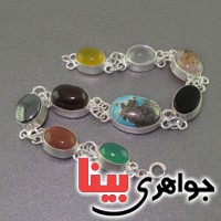 دستبند چند جواهر   سلجوقی سنگ درمانی_کد:17066