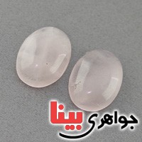 نگین انگشتر کوارتز صورتی _کد:17094