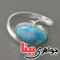 انگشتر فیروزه نیشابوری زنانه عالی خاص _کد:17118