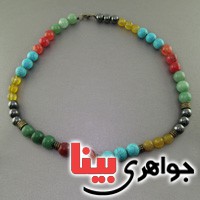 سینه ریز چند جواهر پنج سنگ چاکرا _کد:17125