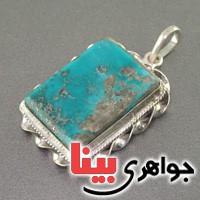 گردنبند فیروزه درشت خوشرنگ _کد:2564