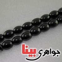 تسبیح عقیق سیاه (اونیکس) 33 دانه ای درشت هلی _کد:17143