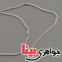 زنجیر نقره آب رودیوم 45 سانتی _کد:17146