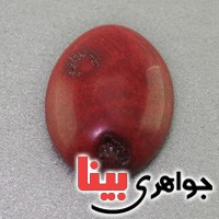 نگین انگشتر مرجان درشت  زیبا _کد:17159