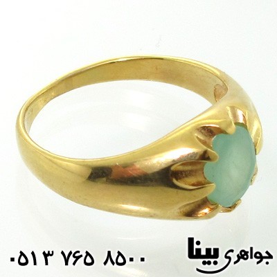 انگشتر زمرد طلایی