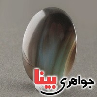 نگین انگشتر عقیق سلیمانی درشت طرح کهکشانی _کد:17162