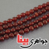 تسبیح عقیق قرمز 101 دانه ای کروی _کد:17193
