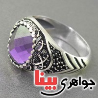 انگشتر نقره مردانه سبک میکروستینگ _کد:17204