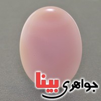 نگین انگشتر عقیق صورتی درشت خوشرنگ _کد:17207