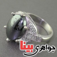 انگشتر حدید صینی هفت جلاله رودیوم زنانه _کد:17268