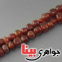 تسبیح عقیق نامنظم 33 دانه ای درشت _کد:17272
