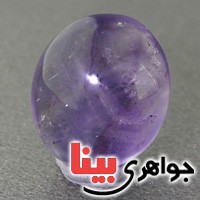 نگین انگشتر آمتیست دامله درشت خوشرنگ _کد:17278