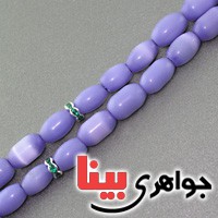 تسبیح چشم گربه 33 دانه ای بنفش _کد:17298