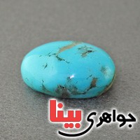 نگین انگشتر فیروزه خوشرنگ خوش نقش _کد:17318