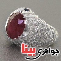 انگشتر یاقوت سرخ سفارشی با سنگ دلخواه شما _کد:2571