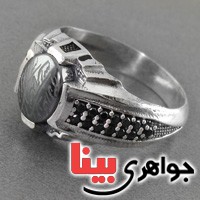 انگشتر حدید صینی عالی با حکاکی دعا هفت جلاله _کد:17367