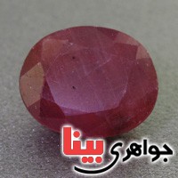 نگین انگشتر یاقوت سرخ آفریقایی ارزشمند و مرغوب درشت خوشرنگ _کد:17388