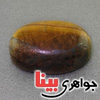 نگین انگشتر چشم ببر (تایگر) خوش طرح درشت _کد:17391