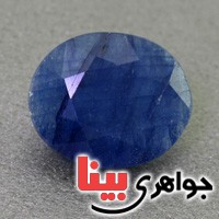 نگین انگشتر یاقوت کبود خوشرنگ عالی درشت _کد:17397